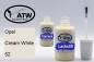 Preview: Opel, Cream White, 052: 20ml Lackstift + 20ml Klarlack - Set, von ATW Autoteile West.